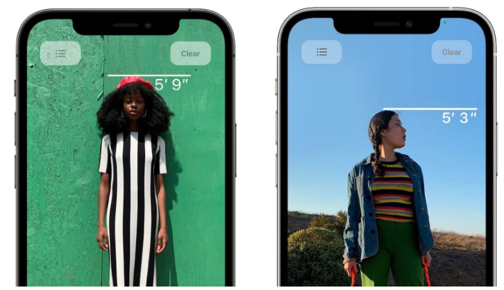 晋中苹果服务网点分享通过iPhone激光雷达测量身高方法教程 